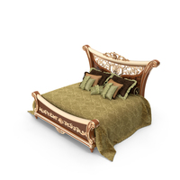 Bed 6007 Riva Mobili d'Arte PNG & PSD Images