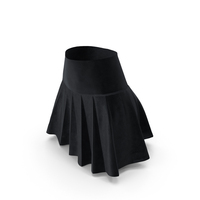 Skirt Denim Black PNG & PSD Images