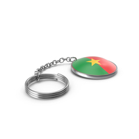 Keychain of a Burkina Faso Flag PNG & PSD Images