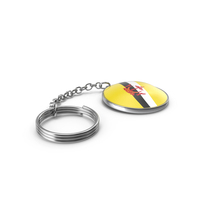 Keychain of a Brunei Flag PNG & PSD Images