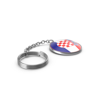 KeyChain of a Croatia Flag PNG & PSD Images