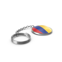 Keychain of a Colombia Flag PNG & PSD Images