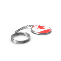 Keychain of a Canada Flag PNG & PSD Images