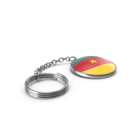 Keychain of a Cameroon Flag PNG & PSD Images