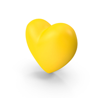 Heart Yellow PNG & PSD Images