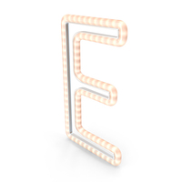 Christmas LED Garland Letter E PNG & PSD Images