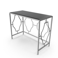 Console Table Rectangle Metal/Mirror PNG & PSD Images