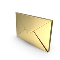 Gold Mail PNG & PSD Images