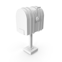 Closed White Mailbox PNG & PSD Images