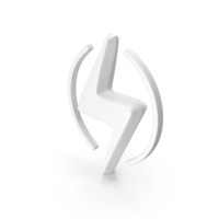 White Power Energy Sign PNG & PSD Images