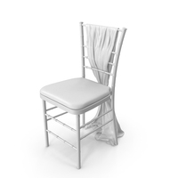 White Wedding Chiavari Chair PNG & PSD Images