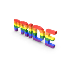 Colorful Pride Text PNG & PSD Images