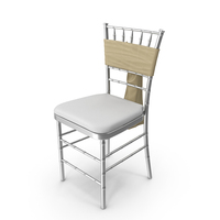 Silver Wedding Chiavari Chair PNG & PSD Images