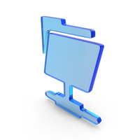 Network Share Folder Symbol Glass PNG & PSD Images