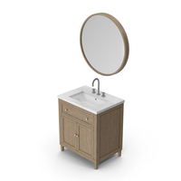 Single Bathroom Sink Furniture PNG & PSD Images