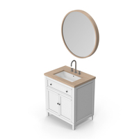 Bathroom Sink And Cabinet PNG & PSD Images