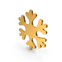 Snowflake Gold PNG & PSD Images