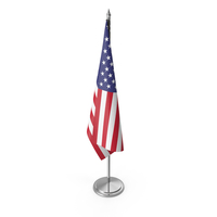 USA Flag Stand PNG & PSD Images
