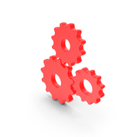 3 Gear Setting Maintanence Icon Glow PNG & PSD Images