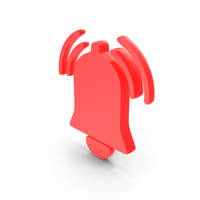 Red Notification Bell High Ring Icon PNG & PSD Images