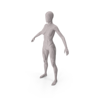 Female Base Body Gray Pose A PNG & PSD Images