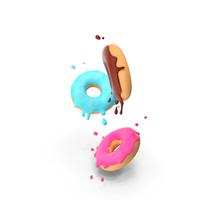 Glazed Donuts PNG & PSD Images