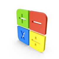 Colours Math Operators Symbol PNG & PSD Images