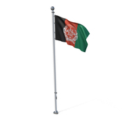 Afghanistan Cloth Flag Stand PNG & PSD Images