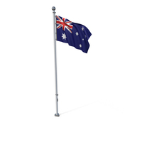 Australia Cloth Flag Stand PNG & PSD Images
