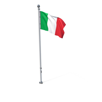 Italy Cloth Flag Stand PNG & PSD Images