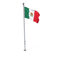 Mexico Cloth Flag Stand PNG & PSD Images
