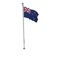 New Zealand Cloth Flag Stand PNG & PSD Images