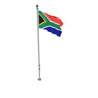 South Africa Cloth Flag Stand PNG & PSD Images