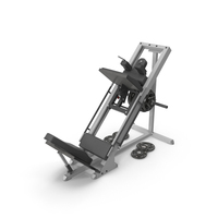 Gym Leg Press And Hack Squat Machine PNG & PSD Images