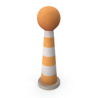 Cartoon Column Orange PNG & PSD Images