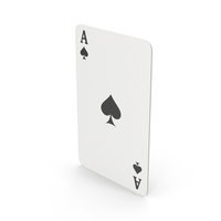 Playing Card Ace Of Spades PNG & PSD Images