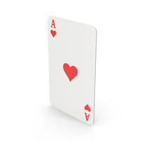 Playing Card Ace Of Hearts PNG & PSD Images