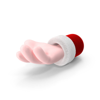 Cartoon Empty Santa Hand PNG & PSD Images