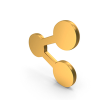 Share Symbol Gold PNG & PSD Images