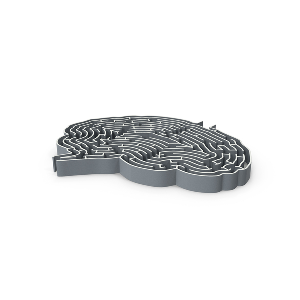 Brain Shaped Labyrinth PNG & PSD Images