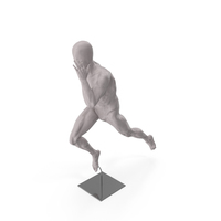 Male Base Body Gray Running PNG & PSD Images