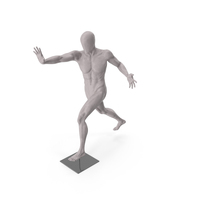 Gray Male Base Body Stopping Something PNG & PSD Images
