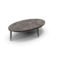 Porada Bigne Oval Coffee Table PNG & PSD Images