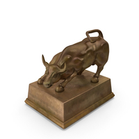 Bronze Bull Statue PNG & PSD Images