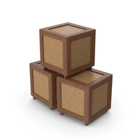 Wooden Crate Boxes PNG & PSD Images
