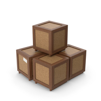 Wooden Crate Boxes PNG & PSD Images