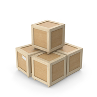 Stack Of Crate Boxes PNG & PSD Images