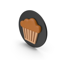 Black Muffin Icon PNG & PSD Images