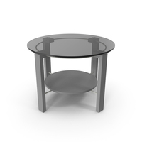 Round Glass Table PNG & PSD Images