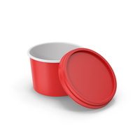 Red Food Container Opened PNG & PSD Images